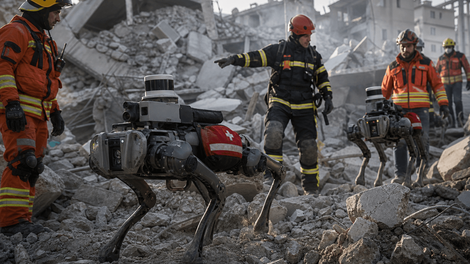 The next earthquake rescue crew will have robots in the rubble.